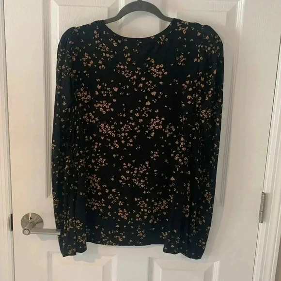 Chicos puff sleeve jersey top size large - Picture 5 of 8